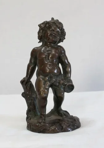 Bronze de Bacchus enfant, par E. Pasteur - XIXe