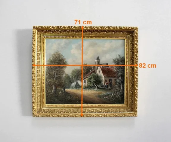 OLIO SU TELA firmato da Jean Emile Vallet