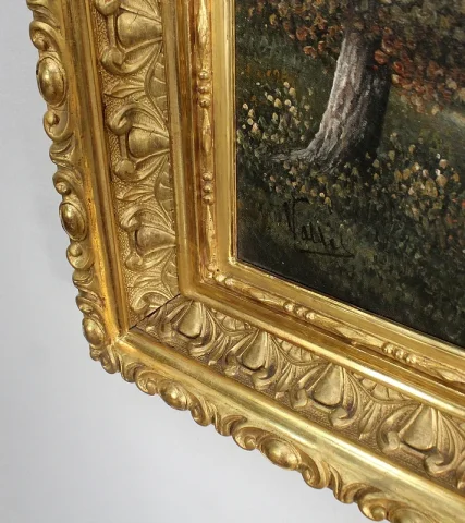 OLIO SU TELA firmato da Jean Emile Vallet