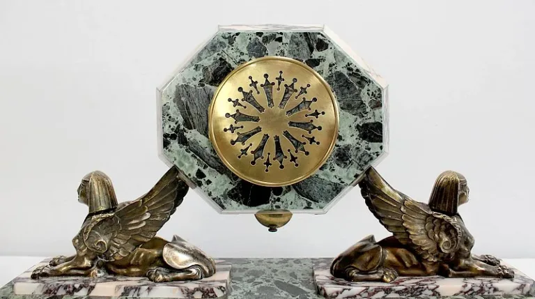 ART DECO ZEITRAUM-MANTEL-GARNITUR