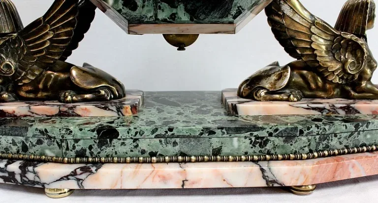 ART DECO ZEITRAUM-MANTEL-GARNITUR