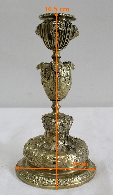 Paire de Bouts de Table  en Bronze – Fin XIXe