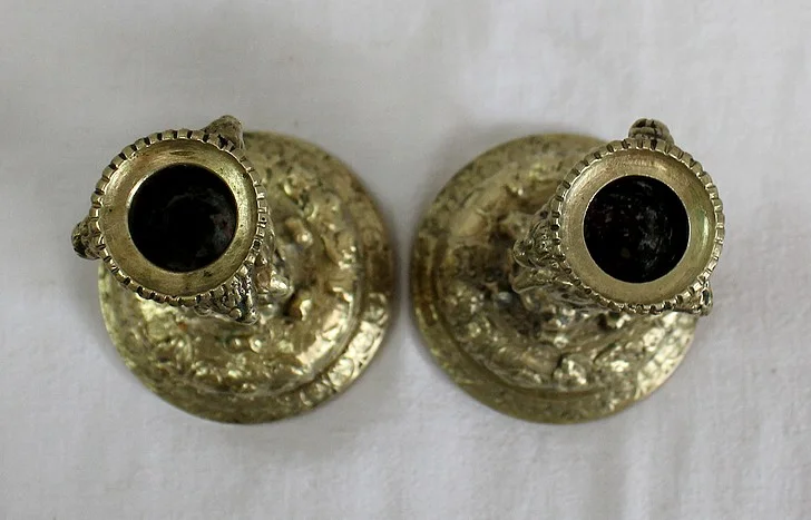Paire de Bouts de Table  en Bronze – Fin XIXe