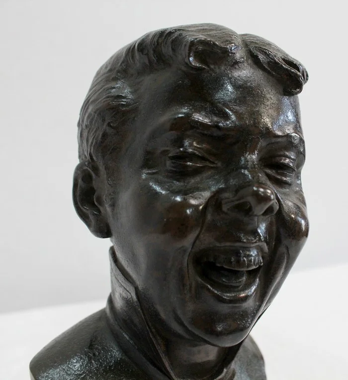 Bronze « Le fou rire » - Début XXe