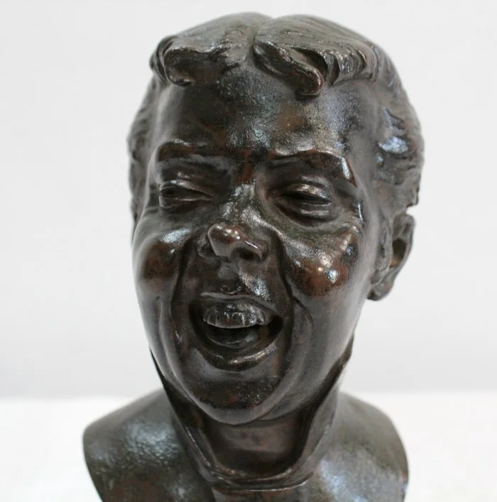 Bronze « Le fou rire » - Début XXe