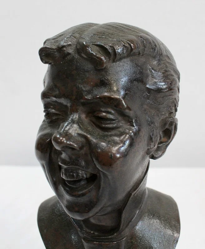 Bronze « Le fou rire » - Début XXe