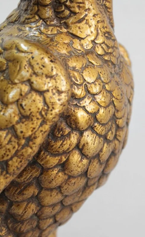 Sculpture en Plâtre d’un Rapace sur son rocher, d’après P.Balestra -  Début XXe