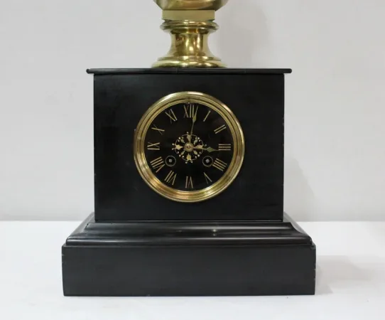 OROLOGIO IN MARMO E BRONZO