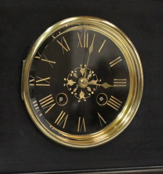 OROLOGIO IN MARMO E BRONZO