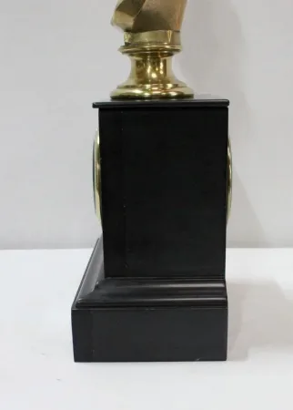 OROLOGIO IN MARMO E BRONZO