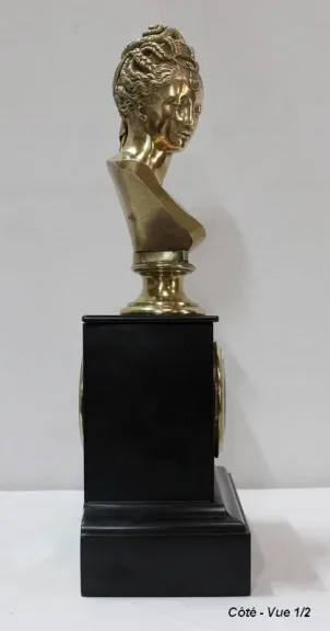 OROLOGIO IN MARMO E BRONZO