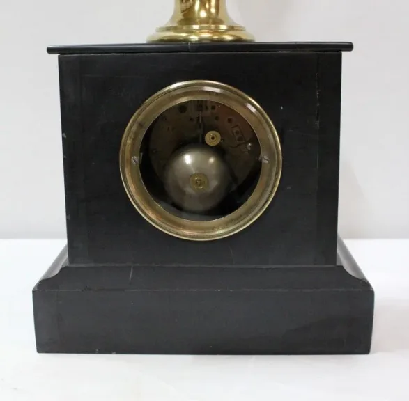 OROLOGIO IN MARMO E BRONZO