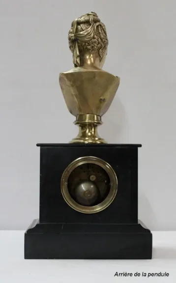OROLOGIO IN MARMO E BRONZO