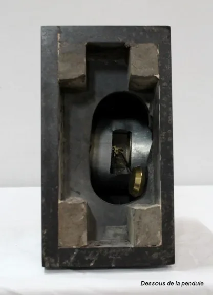 OROLOGIO IN MARMO E BRONZO