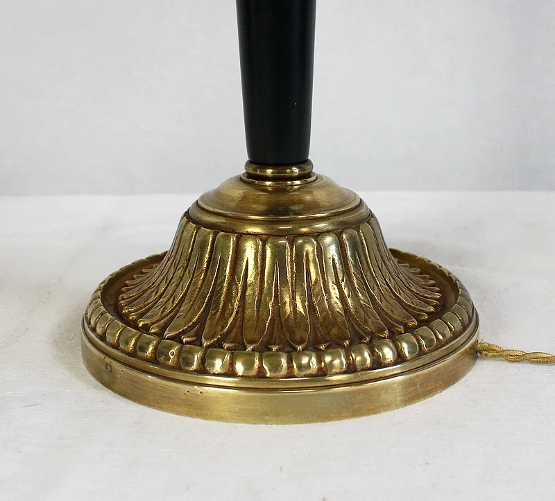 Importante Lampe en Laiton Doré, style Empire - Début XXe