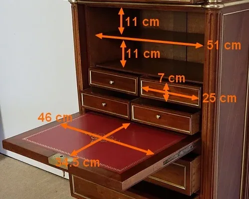 LOUIS XVI-ZEITRAUM-SEKRETÄR