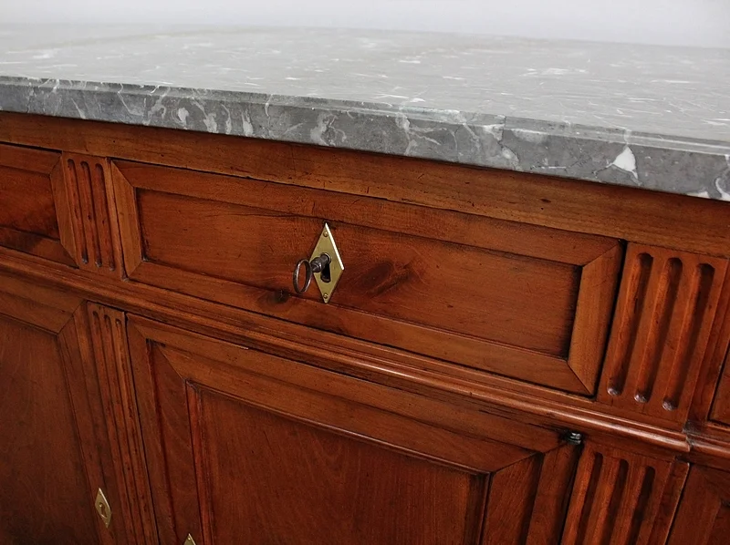 Enfilade Louis XVI en merisier massif – XVIIIe