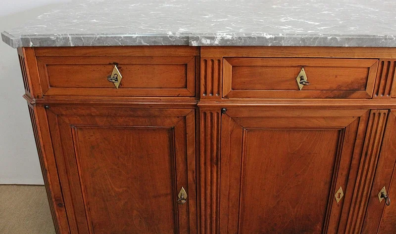 Enfilade Louis XVI en merisier massif – XVIIIe