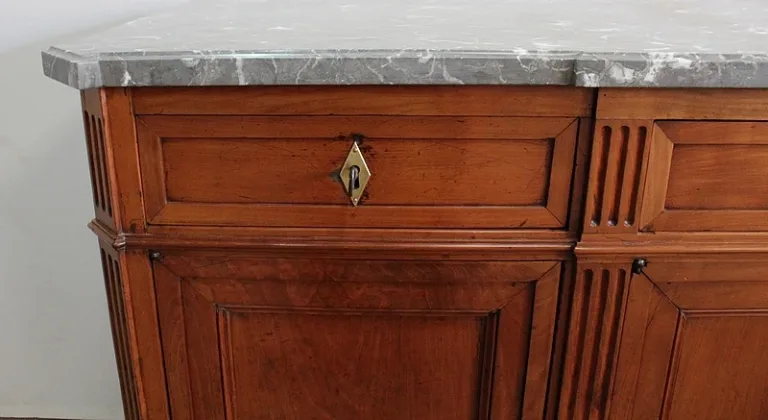 Enfilade Louis XVI en merisier massif – XVIIIe