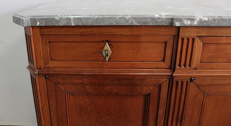 Enfilade Louis XVI en merisier massif – XVIIIe