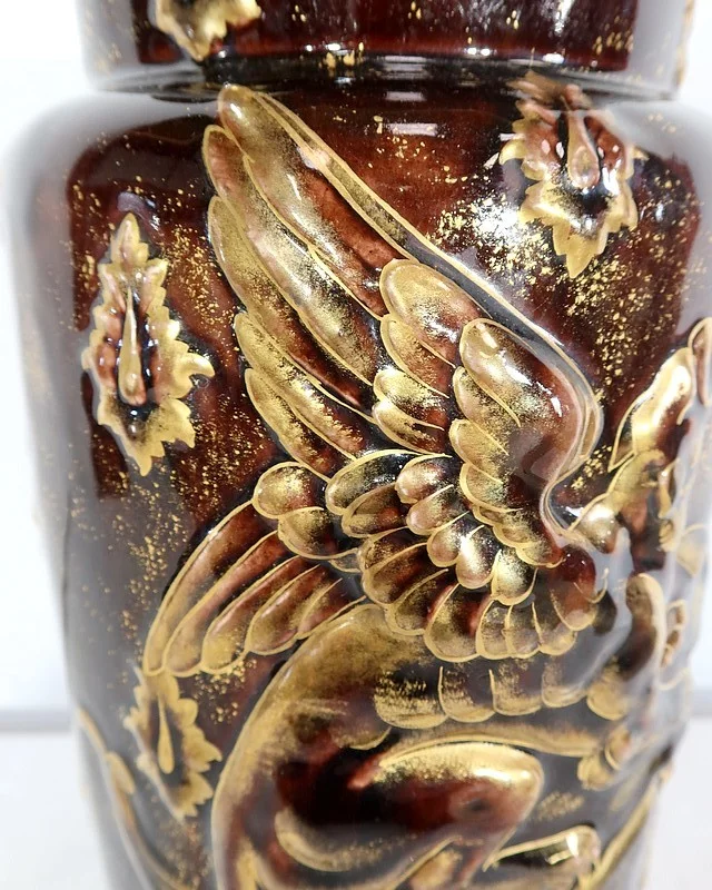 PAIR OF VASES  by Edouard GILLES