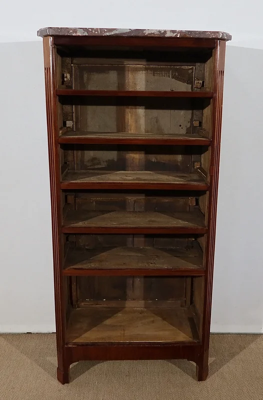 Petit Semainier en Acajou de Cuba et Acajou clair, époque Louis XVI – XVIIIe