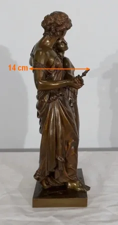BRONZE GROUP signed by Etienne Henri Dumaige
