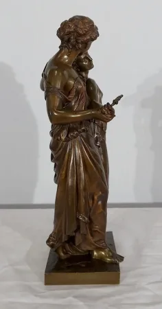 BRONZE GROUP signed by Etienne Henri Dumaige