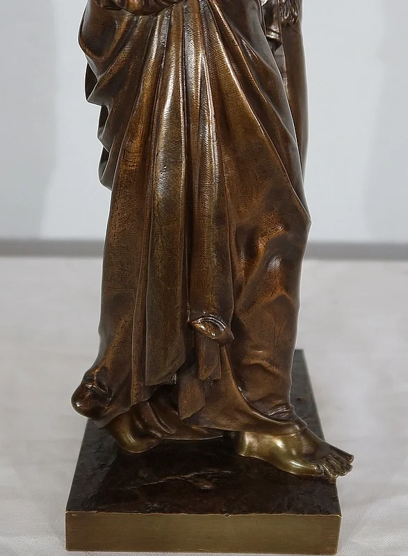 Important Bronze « Jeunes Romaines » de H. Dumaige – XIXe