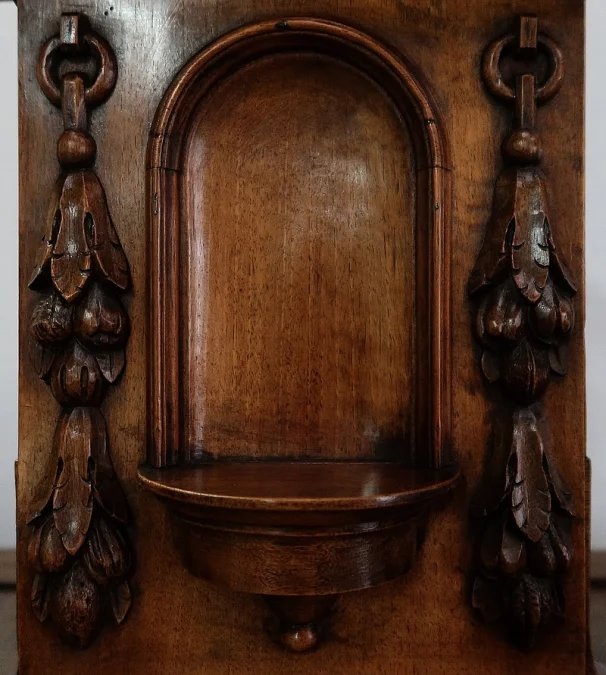 Buffet deux corps diminutif en Noyer, Renaissance – XVIIe