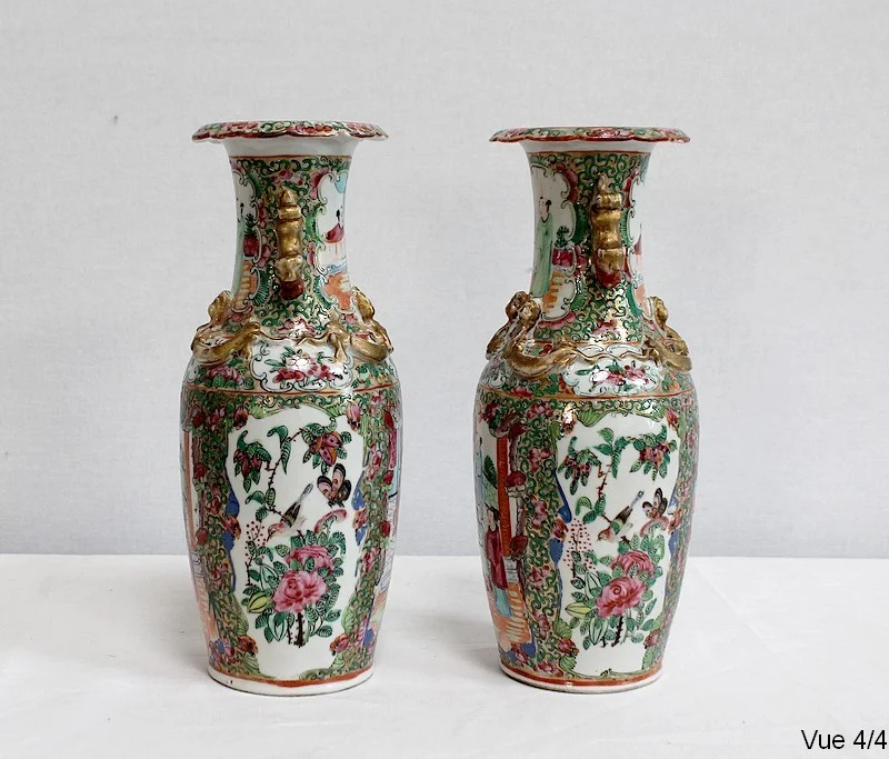 PAAR CHINESISCHE VASEN