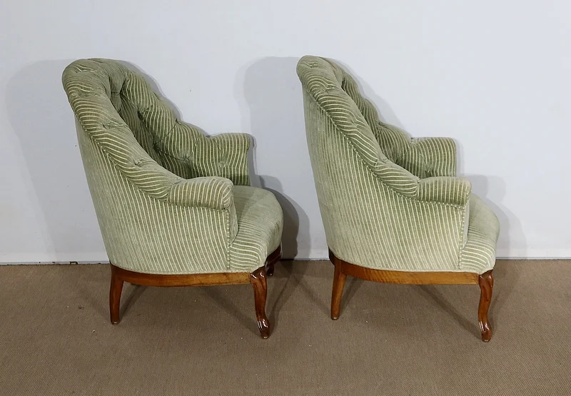 PAIR OF NAPOLEON III PERIOD ARMCHAIRS