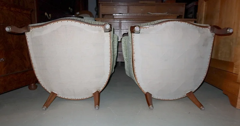 PAIR OF NAPOLEON III PERIOD ARMCHAIRS