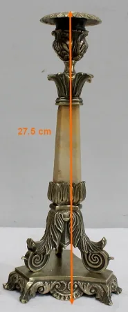 PAAR KERZENLEUCHTER AUS DER FRANZÖSISCHEN RESTAURIERUNGSZEIT