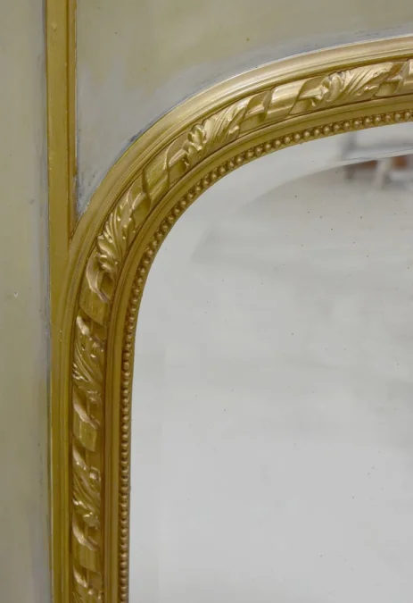 LOUIS XVI  STYLE TRUMEAU MIRROR