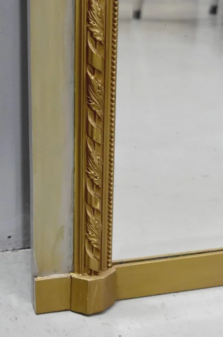 LOUIS XVI  STYLE TRUMEAU MIRROR