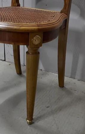PAIR OF CANE CHAIRS