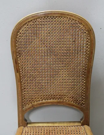 PAIR OF CANE CHAIRS