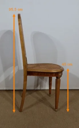 PAIR OF CANE CHAIRS