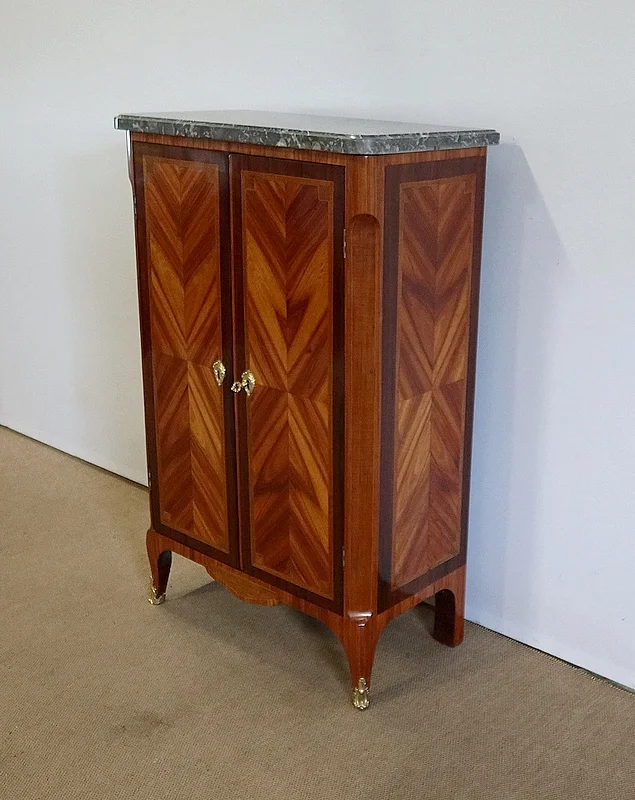 Meuble d’appui Transition Louis XV / Louis XVI en Bois de Rose - 1ère partie de XIXe