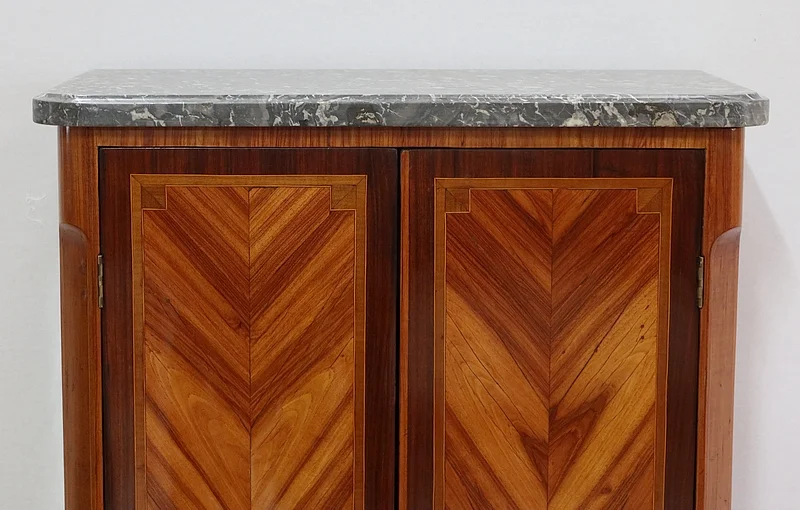 Meuble d’appui Transition Louis XV / Louis XVI en Bois de Rose - 1ère partie de XIXe