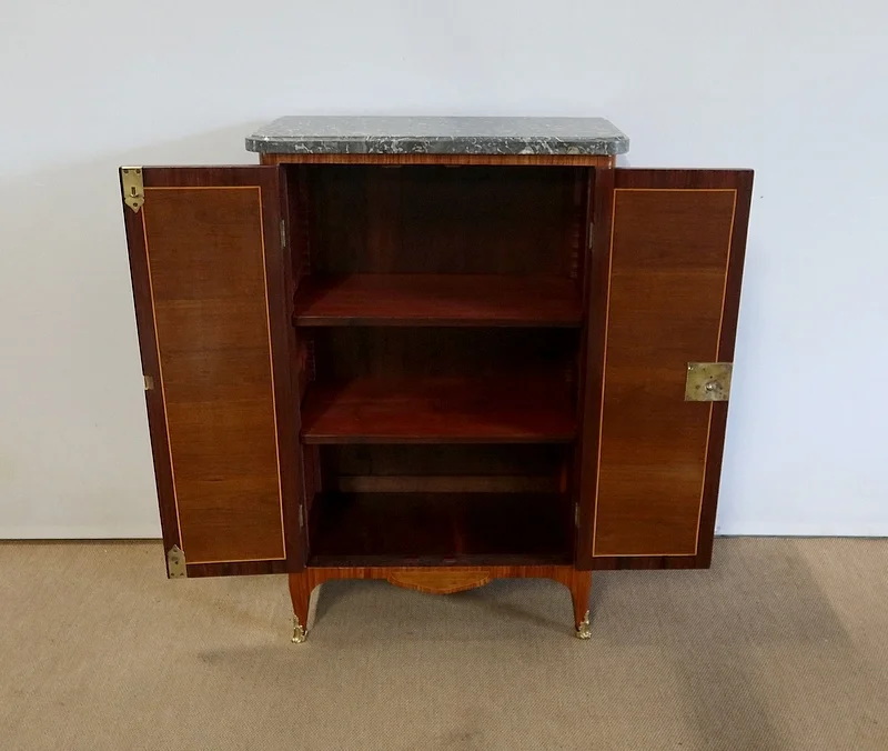Meuble d’appui Transition Louis XV / Louis XVI en Bois de Rose - 1ère partie de XIXe
