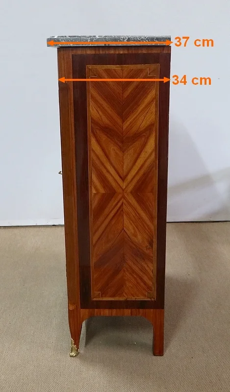 Meuble d’appui Transition Louis XV / Louis XVI en Bois de Rose - 1ère partie de XIXe