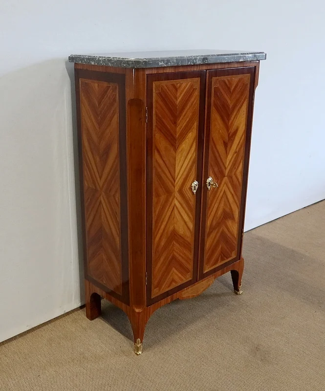 Meuble d’appui Transition Louis XV / Louis XVI en Bois de Rose - 1ère partie de XIXe