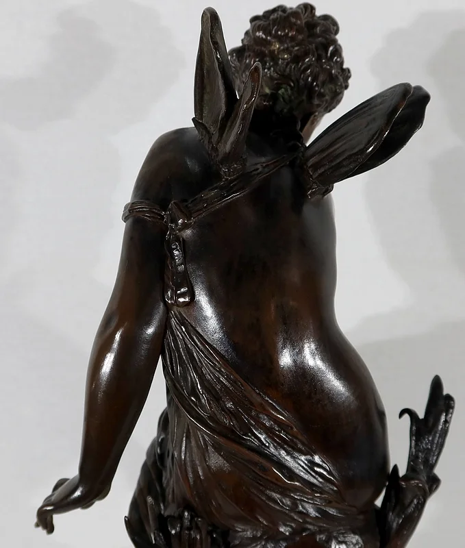 Important Bronze « Ondine » par M. Moreau – Milieu XIXe