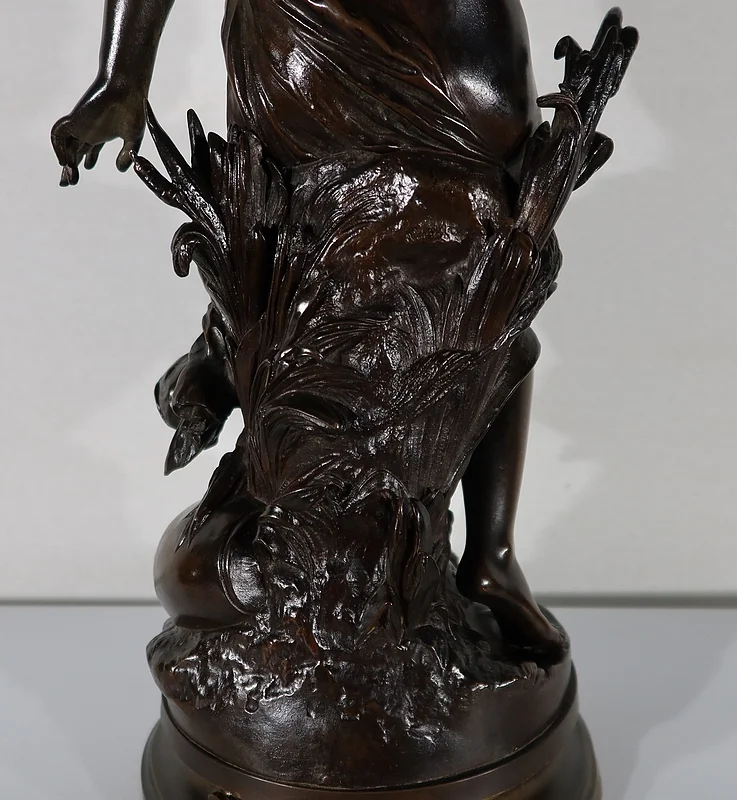 Important Bronze « Ondine » par M. Moreau – Milieu XIXe