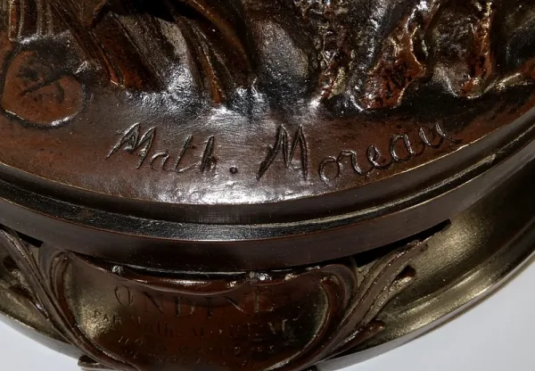 BRONZESTATUE von M. MOREAU