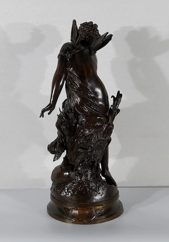 Important Bronze « Ondine » par M. Moreau – Milieu XIXe