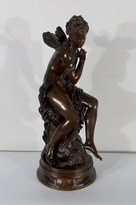 Important Bronze « Ondine » par M. Moreau – Milieu XIXe