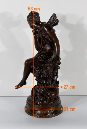BRONZESTATUE von M. MOREAU